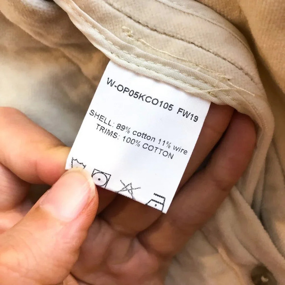 Tia Cibani Cream Velvet Velour Button Down Cropped Tie Waist Bohemian Jumpsuit S - Picture 8 of 10